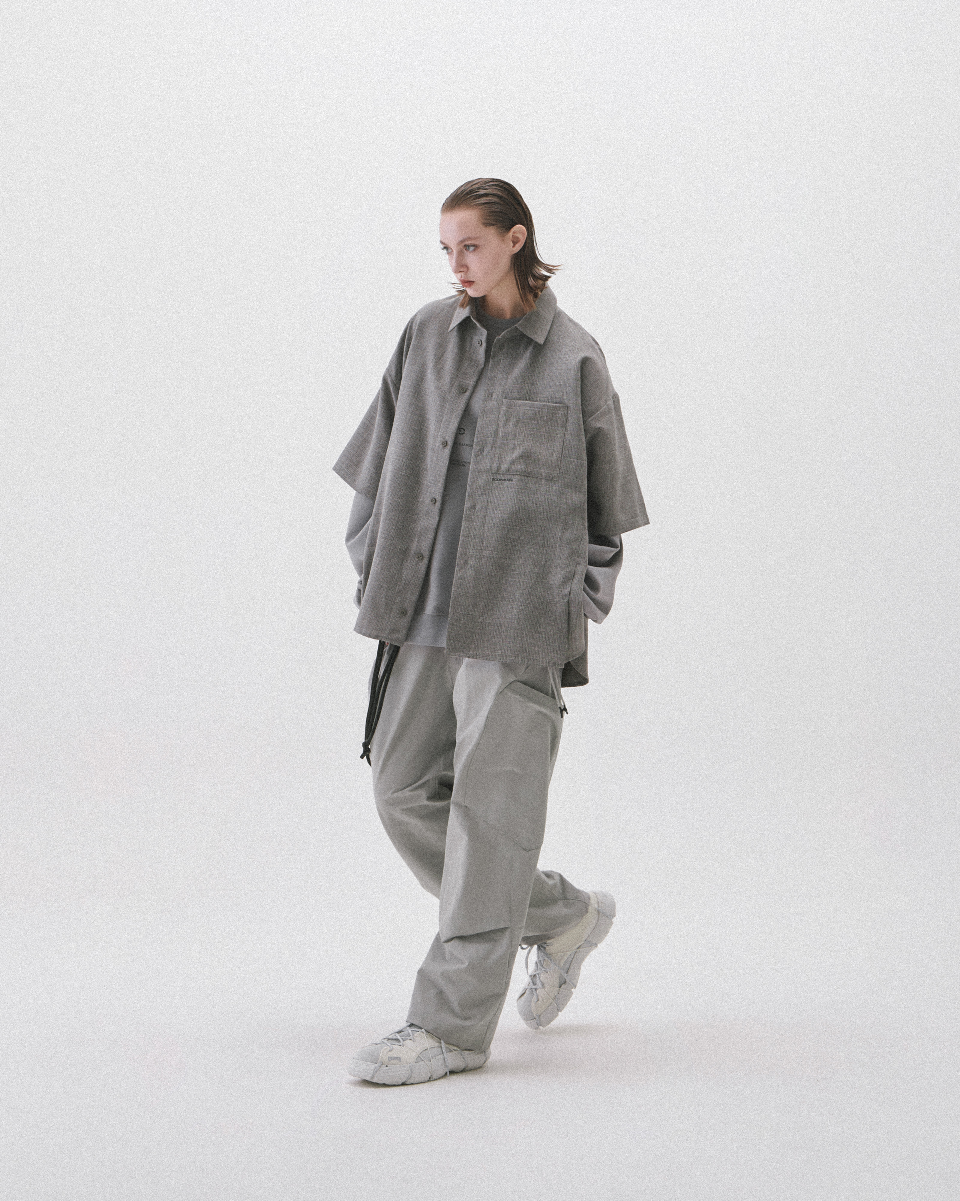 GOOPiMADE “BR-M3G” SOFTBOX Basic Pants - Bone