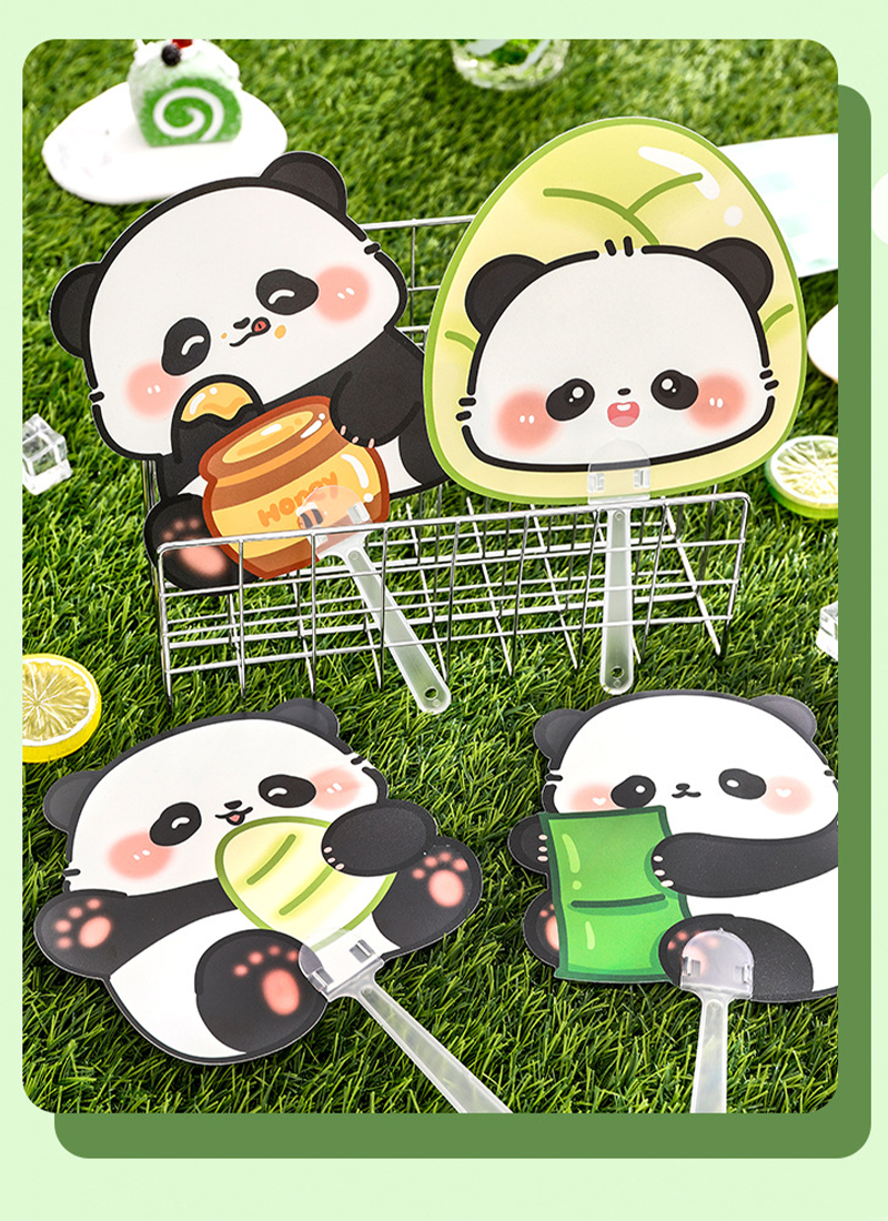 可愛熊貓小扇子 A2976