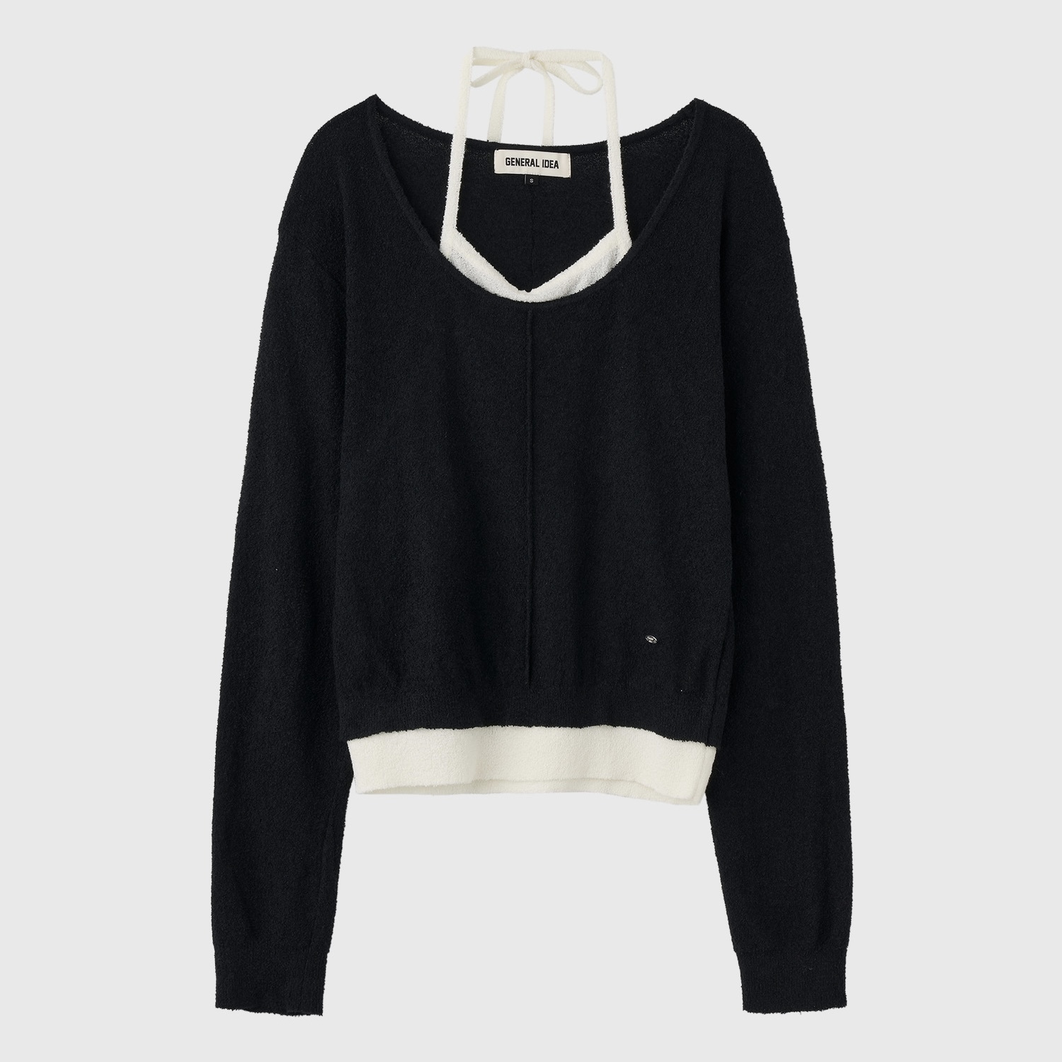 [GENERAL IDEA] BOUCLE LAYERED PULLOVER