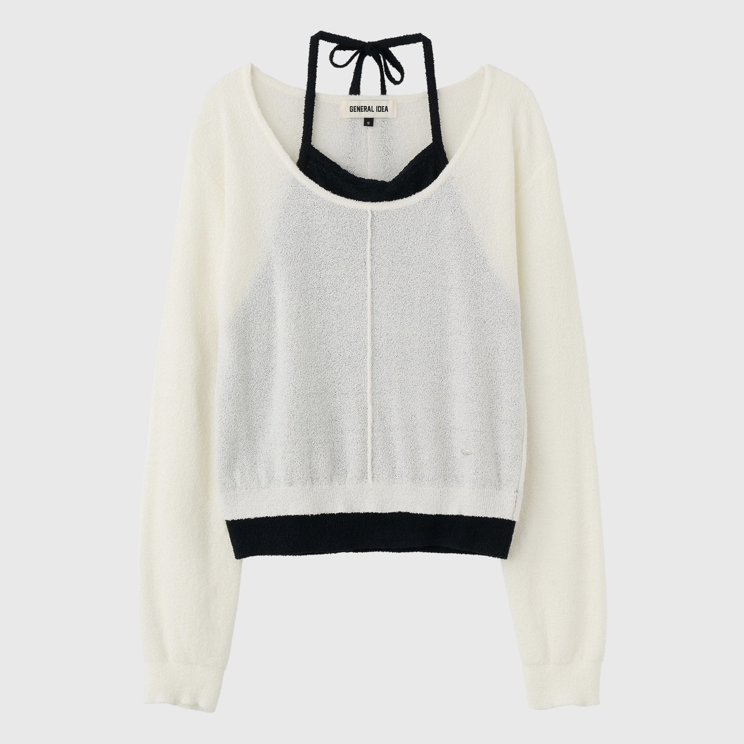 [GENERAL IDEA] BOUCLE LAYERED PULLOVER