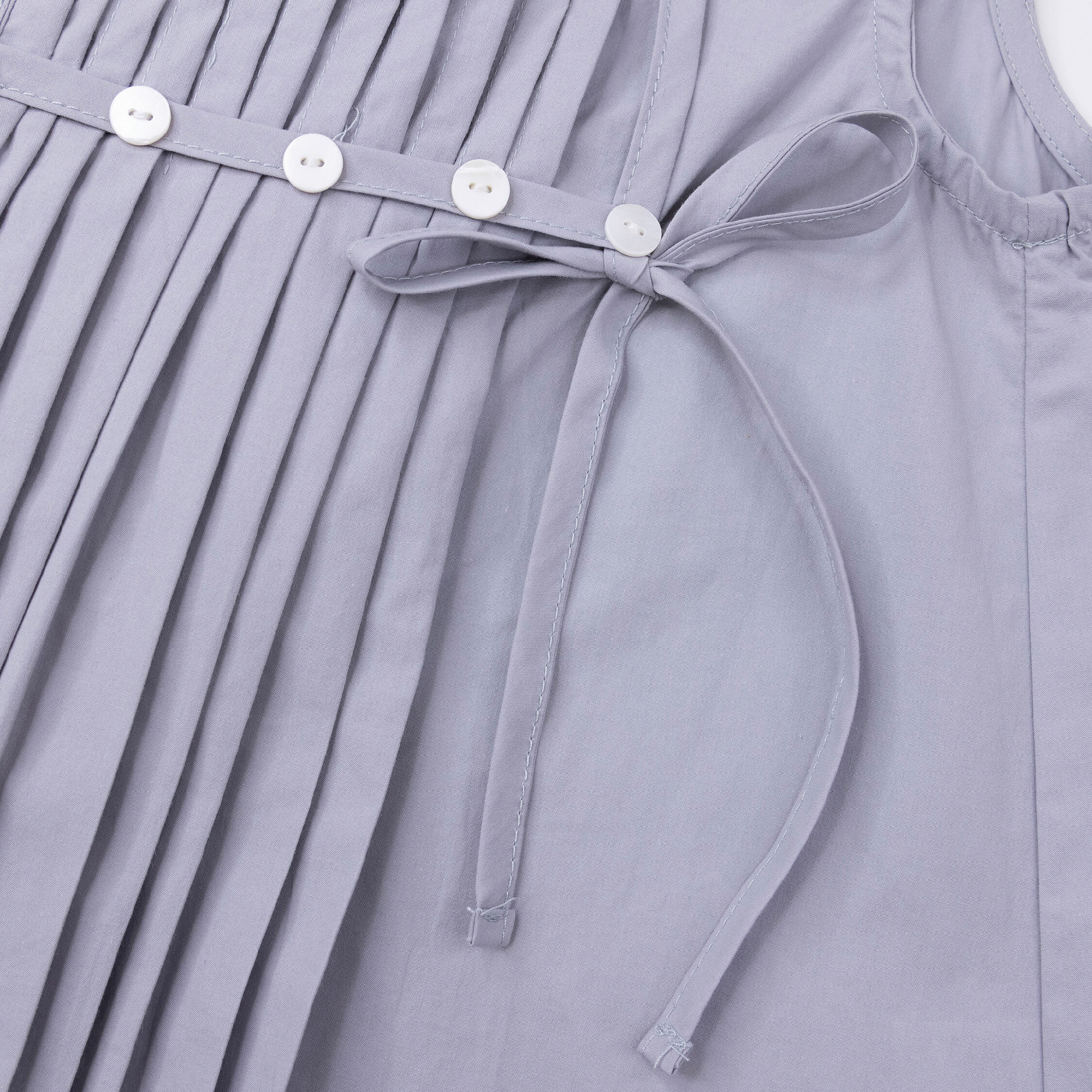 【H50154】氣質打褶鈕釦設計無袖套裝