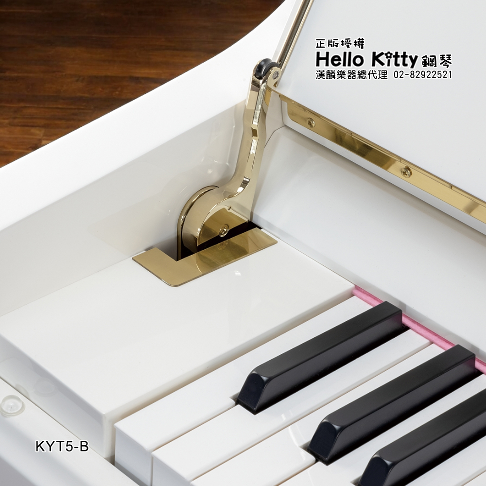 日本製 Hello kitty 夢幻白 三麗鷗授權 全球限量75台全新鋼琴 KTY5B  凱蒂貓 獨角獸 彩虹 花 珍藏必備 高端品質 觸鍵紮實 聲音飽滿 音色優美