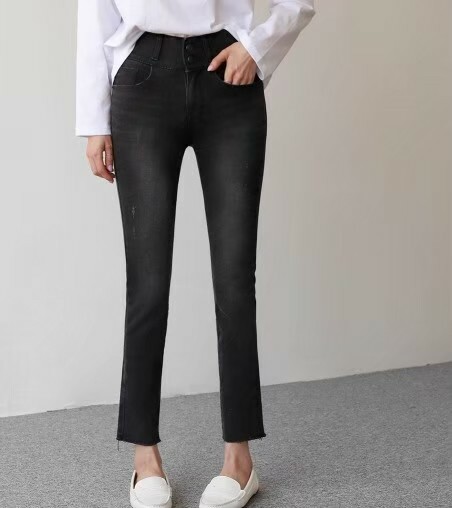 春夏新款/雙釦包腹直筒褲 MANIFEST正韓🇰🇷