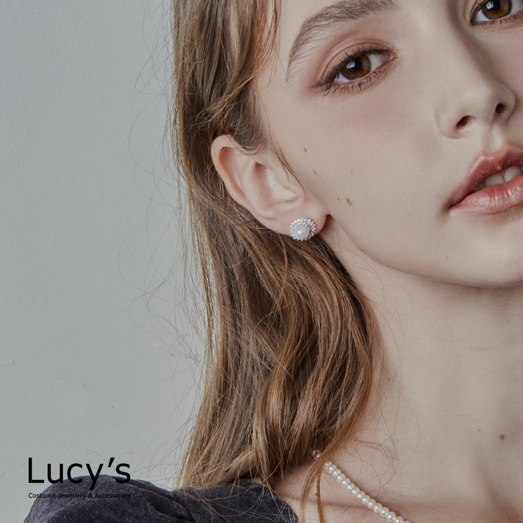 珠光流影 耳環 (三色) (124273/124274/124275)