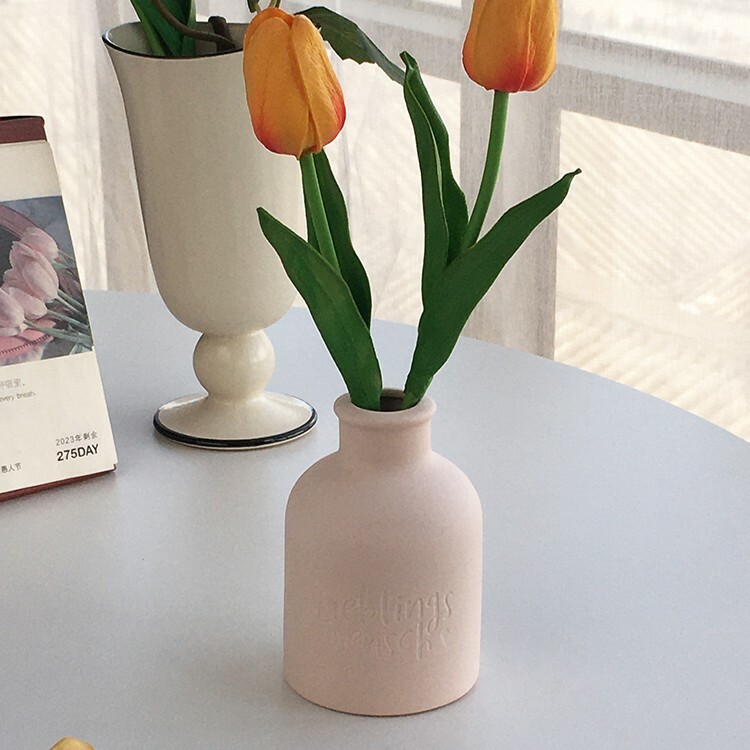 《5853》ins北歐簡約奶油花瓶