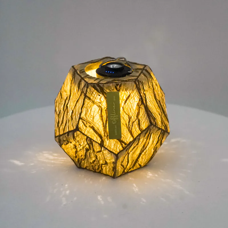 【offline】五角立體樹皮燈罩