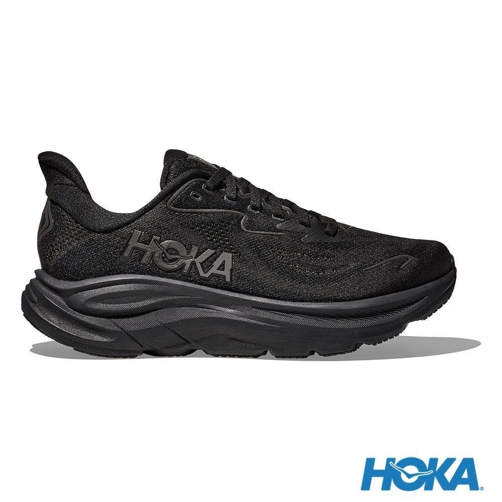 HOKA ONE ONE Clifton 10 男款 寬楦 路跑鞋 黑