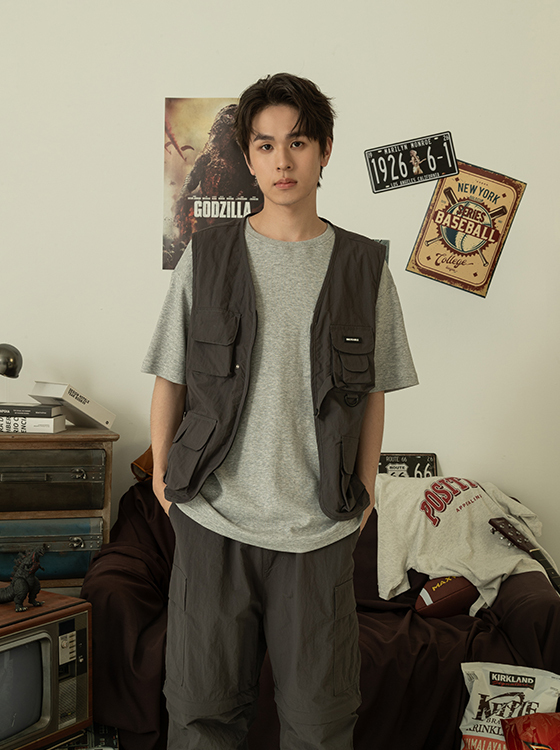 【第二件5折】防潑水輕量多袋外搭背心【可配套組】