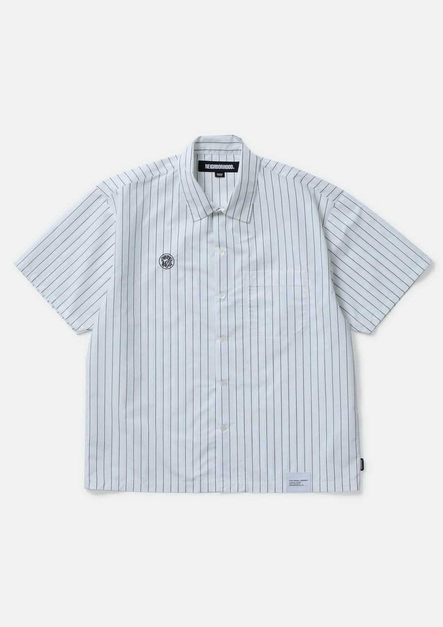 NEIGHBORHOOD STRIPE WORK SHIRT SS