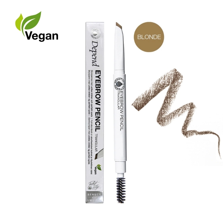 PERFECT EYE 專業防水三角眉筆- 連極柔軟眉毛刷 亞麻色 #4926