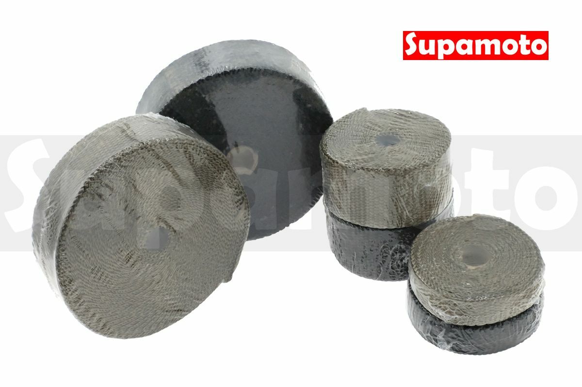 -Supamoto- 防燙布隔熱帶—5米 (玻璃纖維/排氣管/鈦合金/黑色/芭蕉/頭段/歧管/當派)