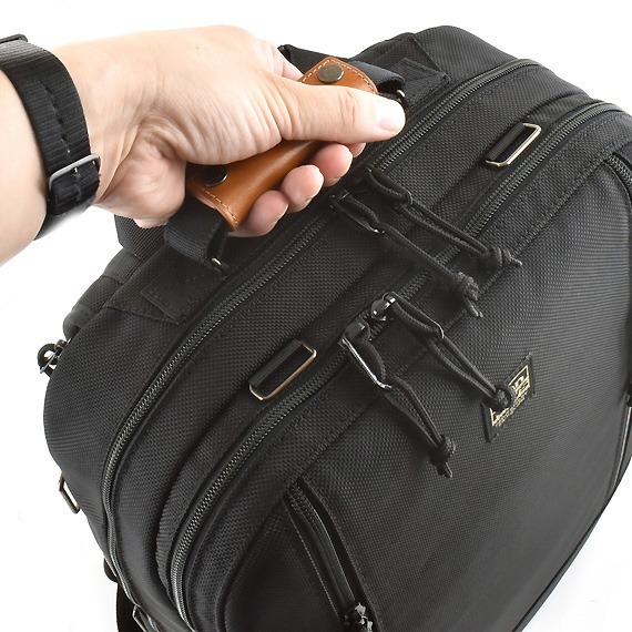 VanNuys D328 軟皮手柄 - 黑色