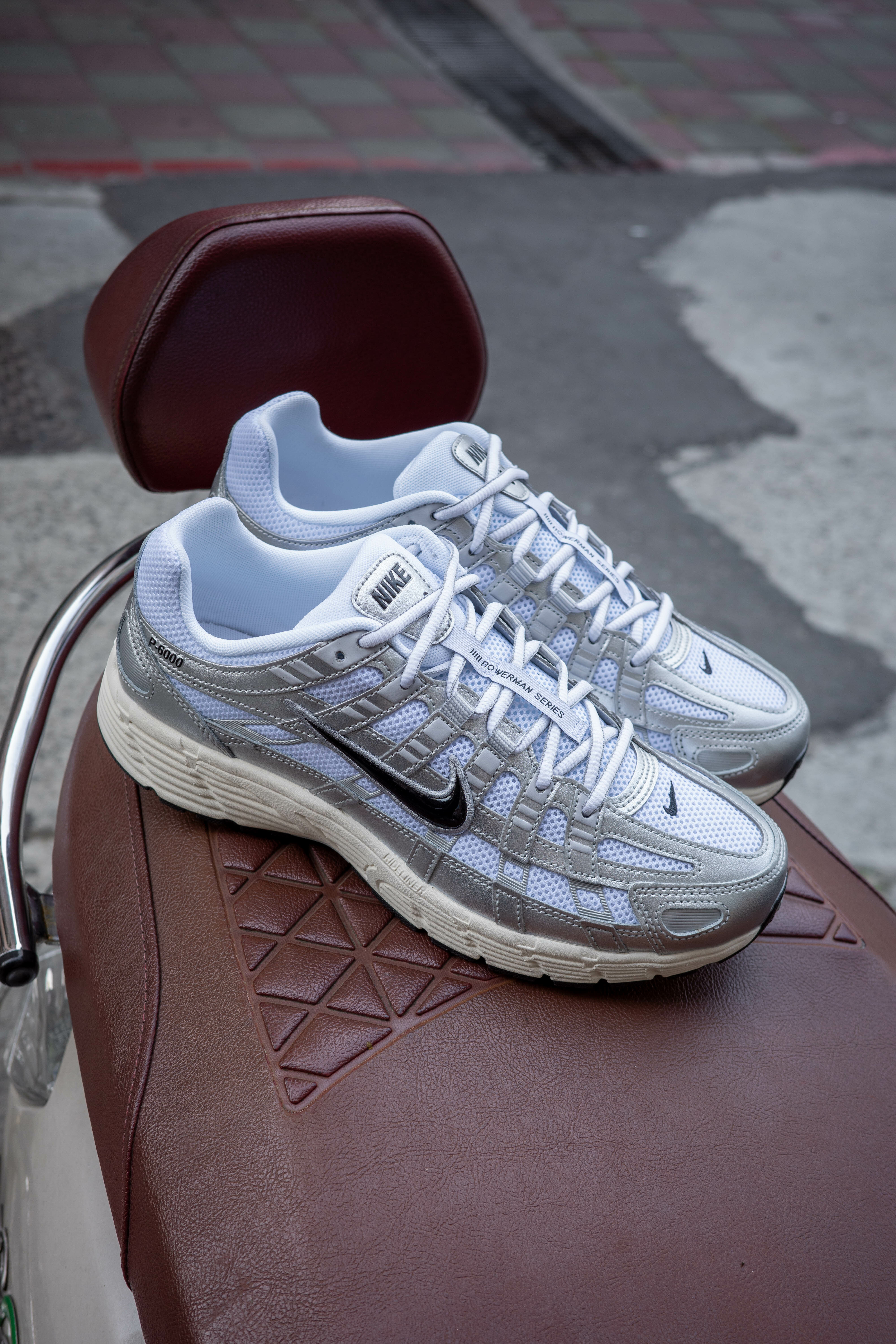 Nike P-6000 奶油銀黑 CD6404-105