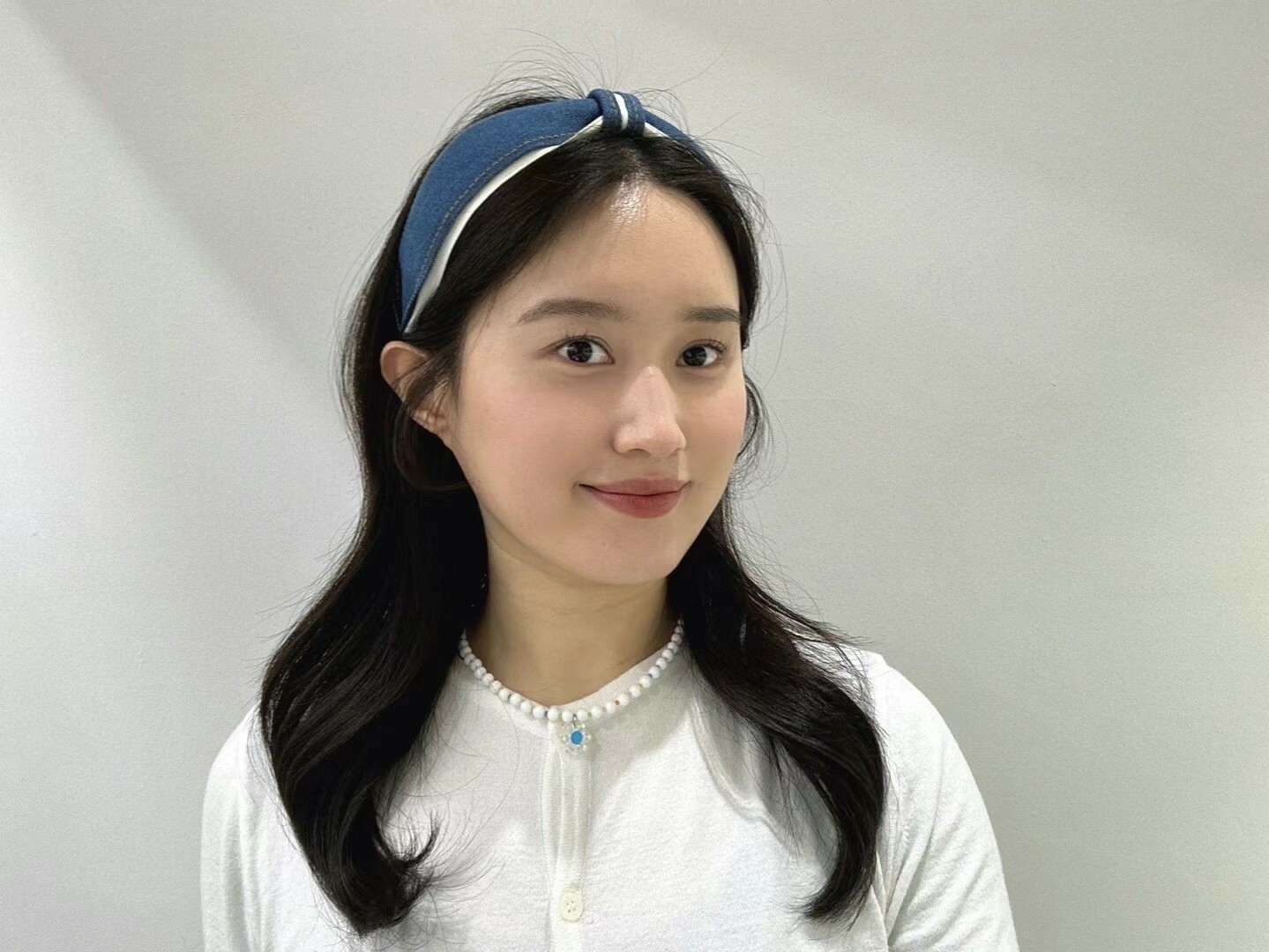 白邊牛仔髮箍