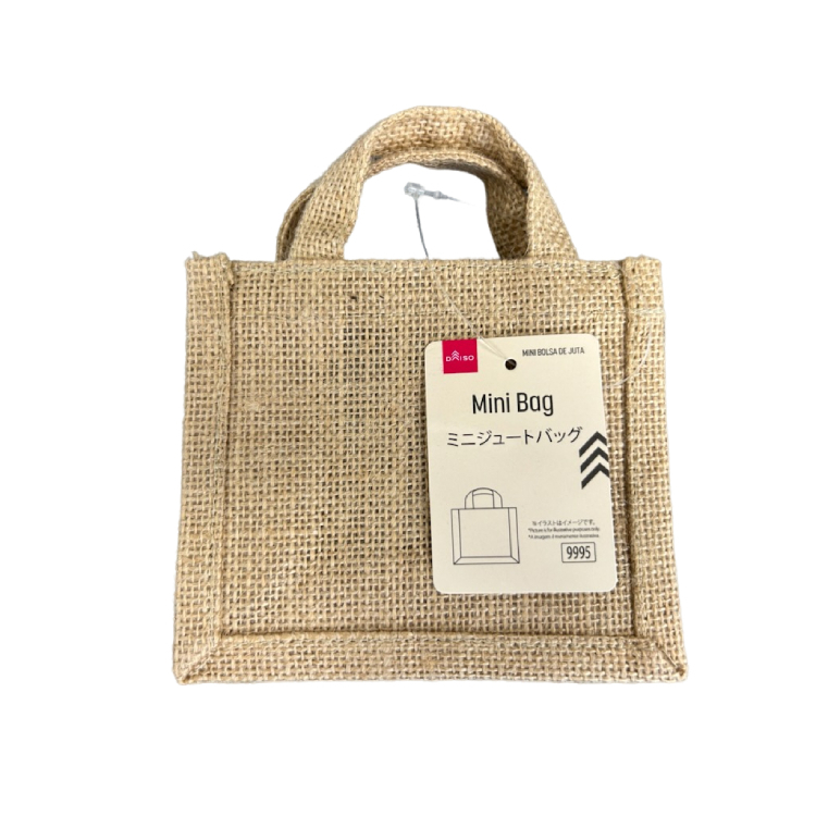 麻布手提袋/12.5x7x11cm