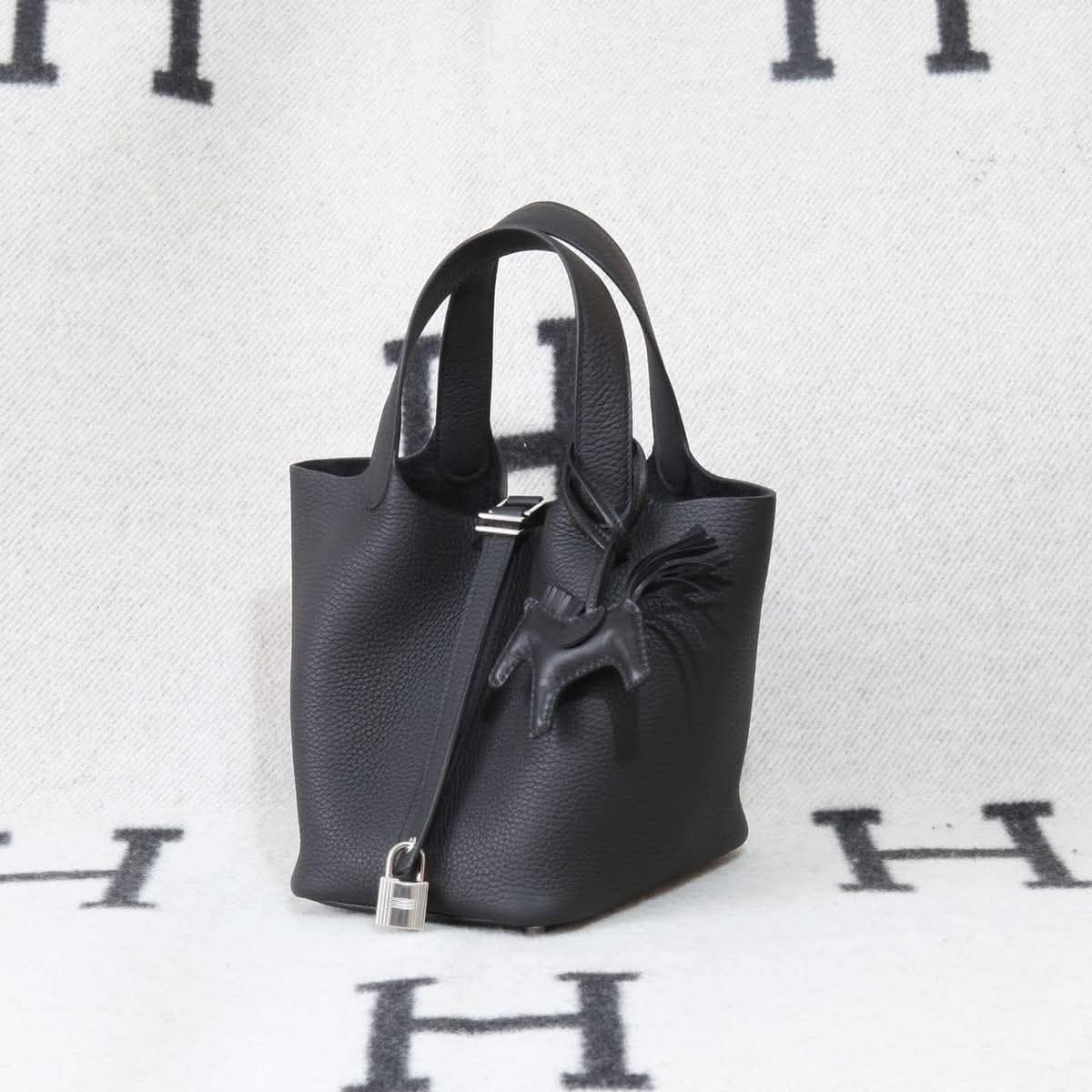 Hermès Picotin 18 TC Black PHW HK$3x,xxx  詳情請PM我哋 (HK$2,000 立即落訂)
