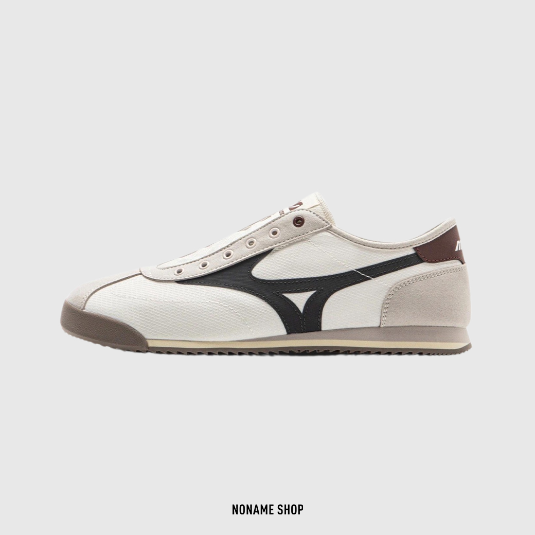 MIZUNO LG 60S SLIP-ON 無鞋帶 懶人 復古 德訓鞋 城市漫咖 深藍摩卡 (男/女款)