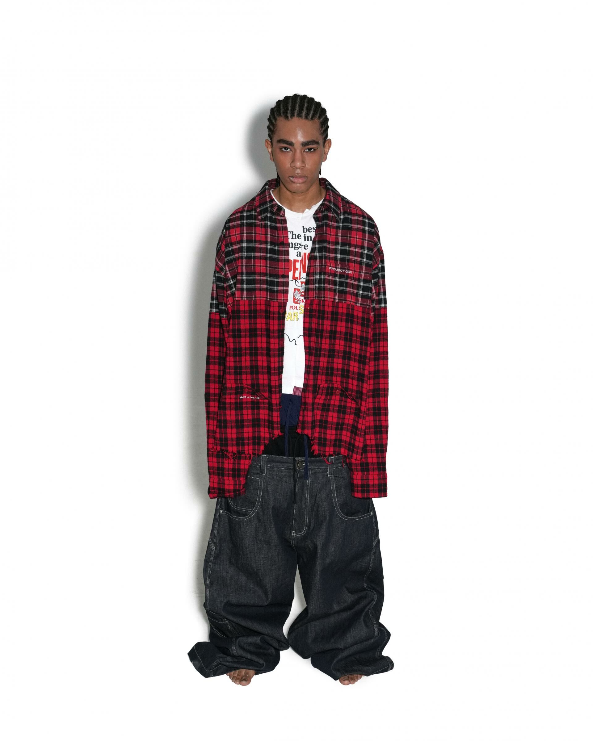 PROJECT G/R｜RETRO BAGGY DENIM PANTS (DARK NAVY)