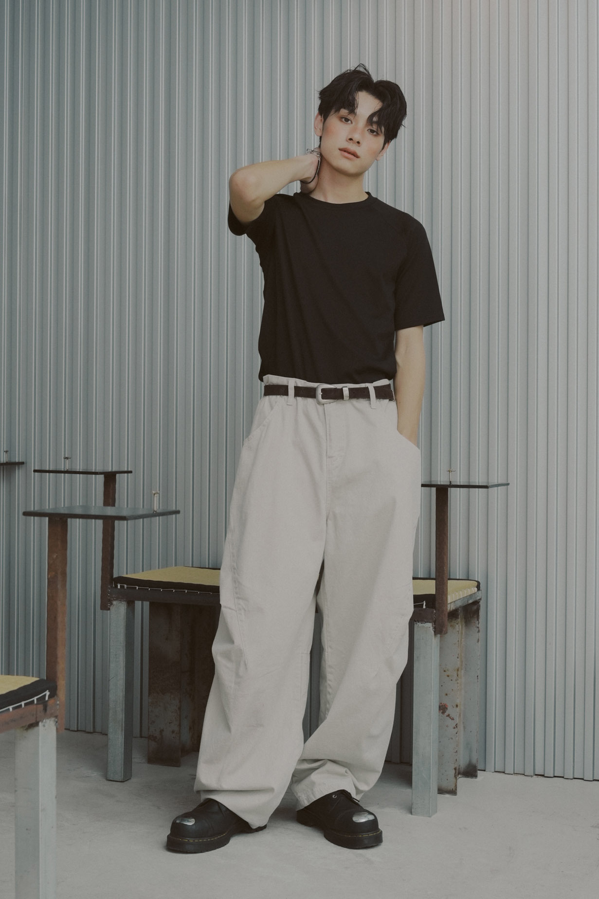 【Discount】Drop Cutting Muscle Fit Short Sleeve #短袖