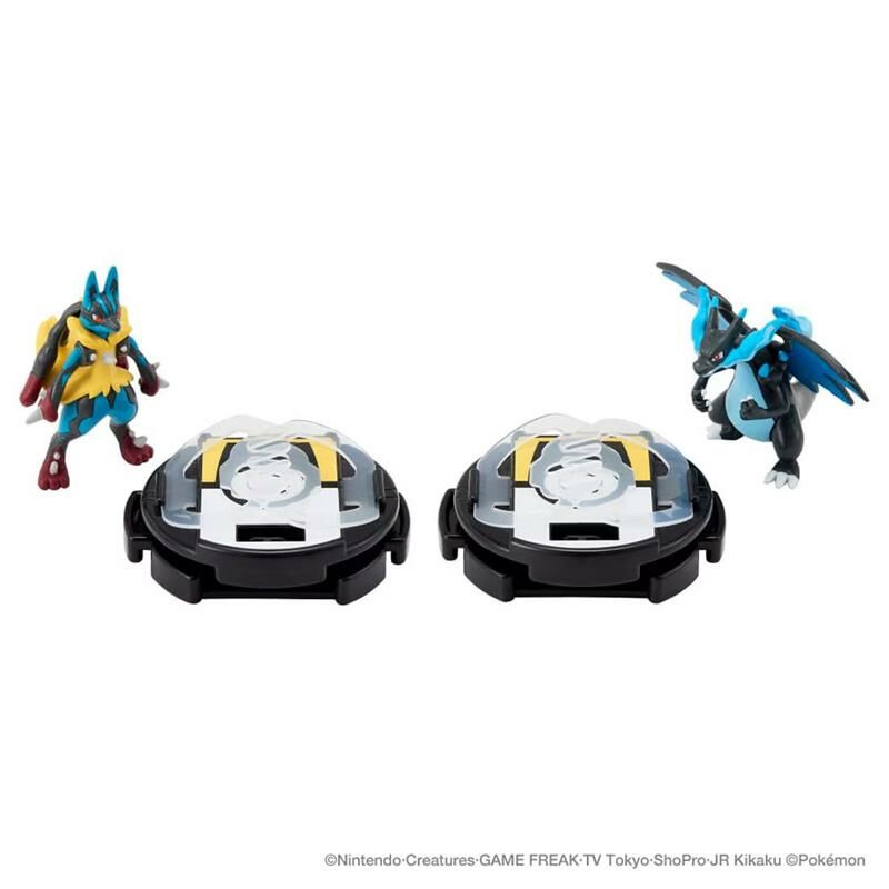 《 TAKARA TOMY 》 Pokemon 寶可夢 BATTLE-Z寶可夢戰鬥盤 (超級噴火龍Xvs超級路卡利歐)