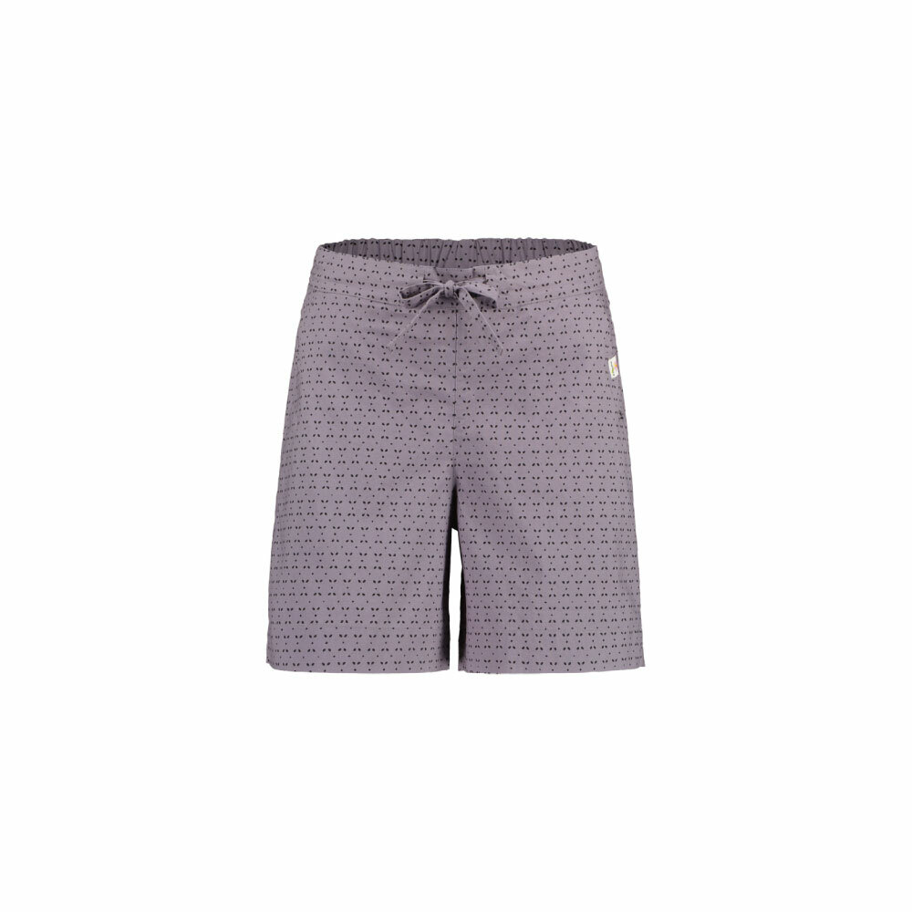 【MALOJA】女有機棉印花短褲 / 25MA39444-[煙燻紫、拼布藍]