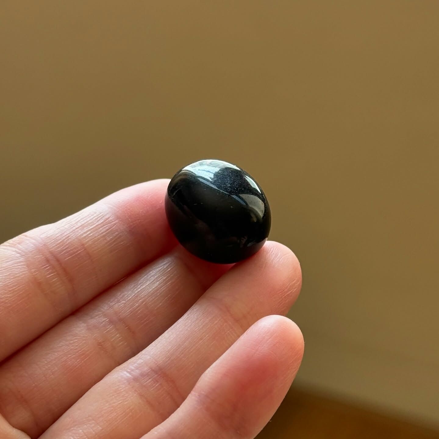 [原石] 黑曜石 水晶滾石 約 15-18mm