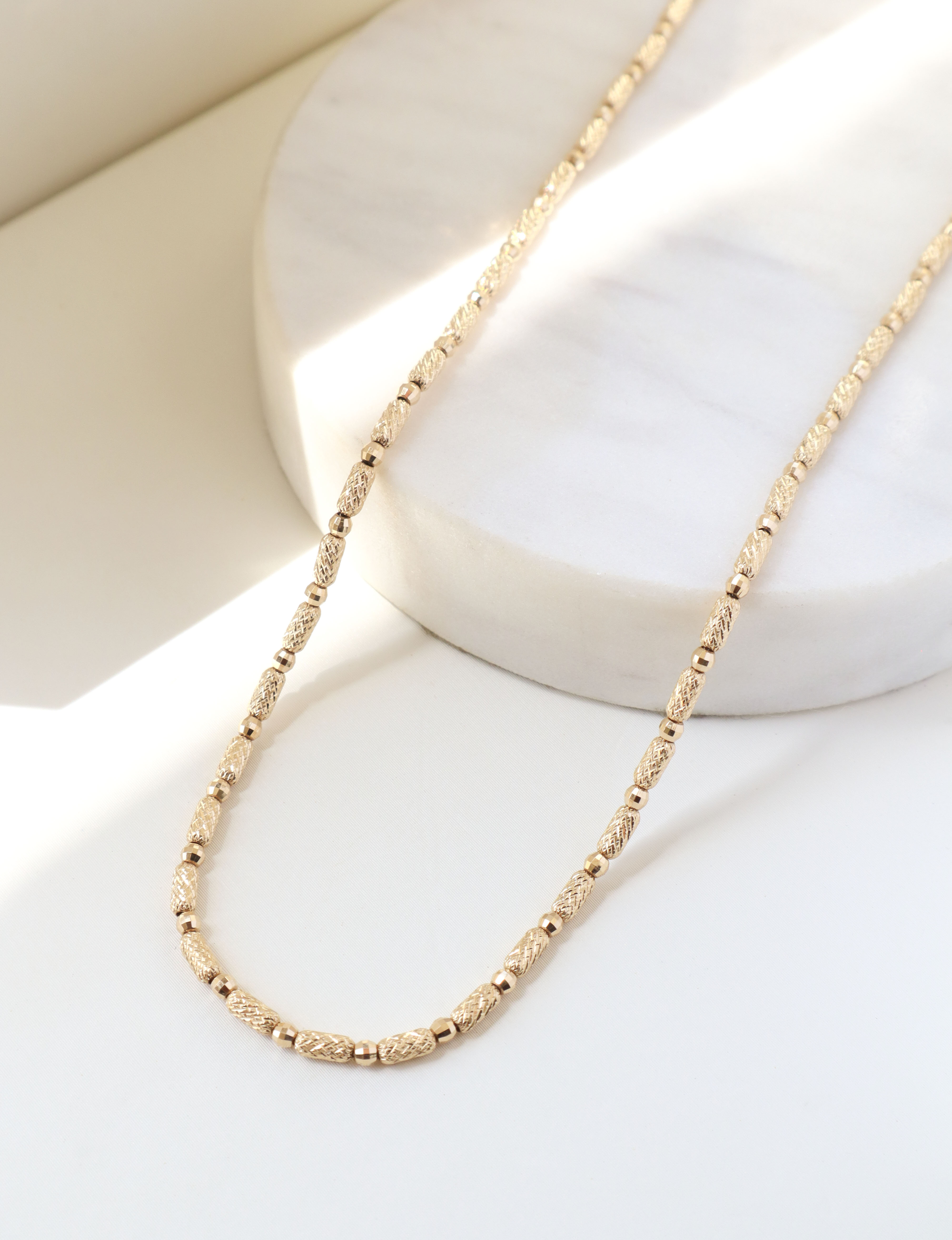 18K/日本設計款系列-澈金串鍊