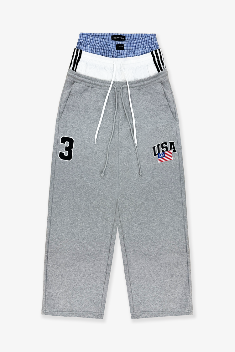 Project Gr 3 Layered Sweat Pants Gr M | TikTok Project G/R 3