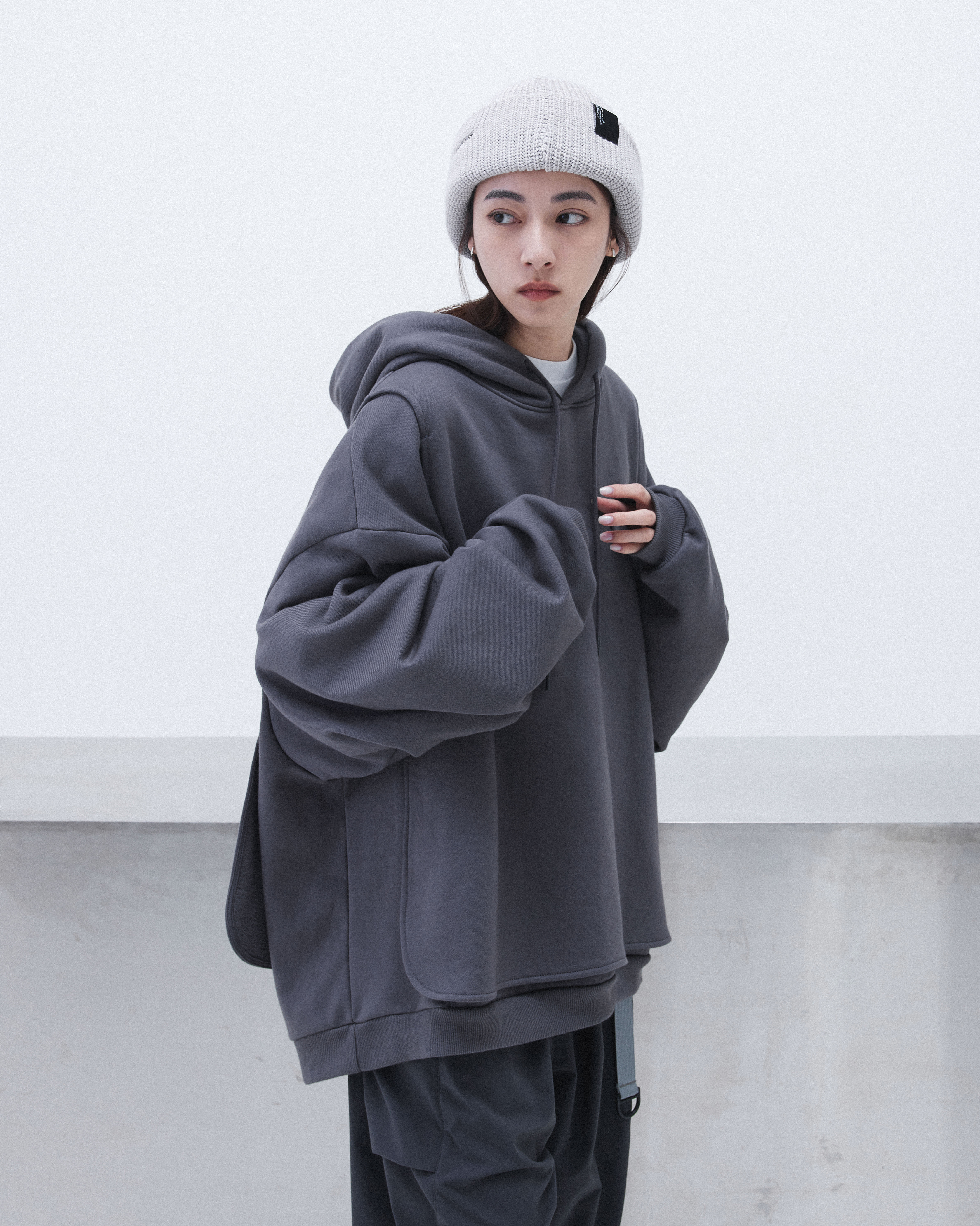 GOOPiMADE G7-H3 “Mantle” Double-Layer Hoodie - Iron