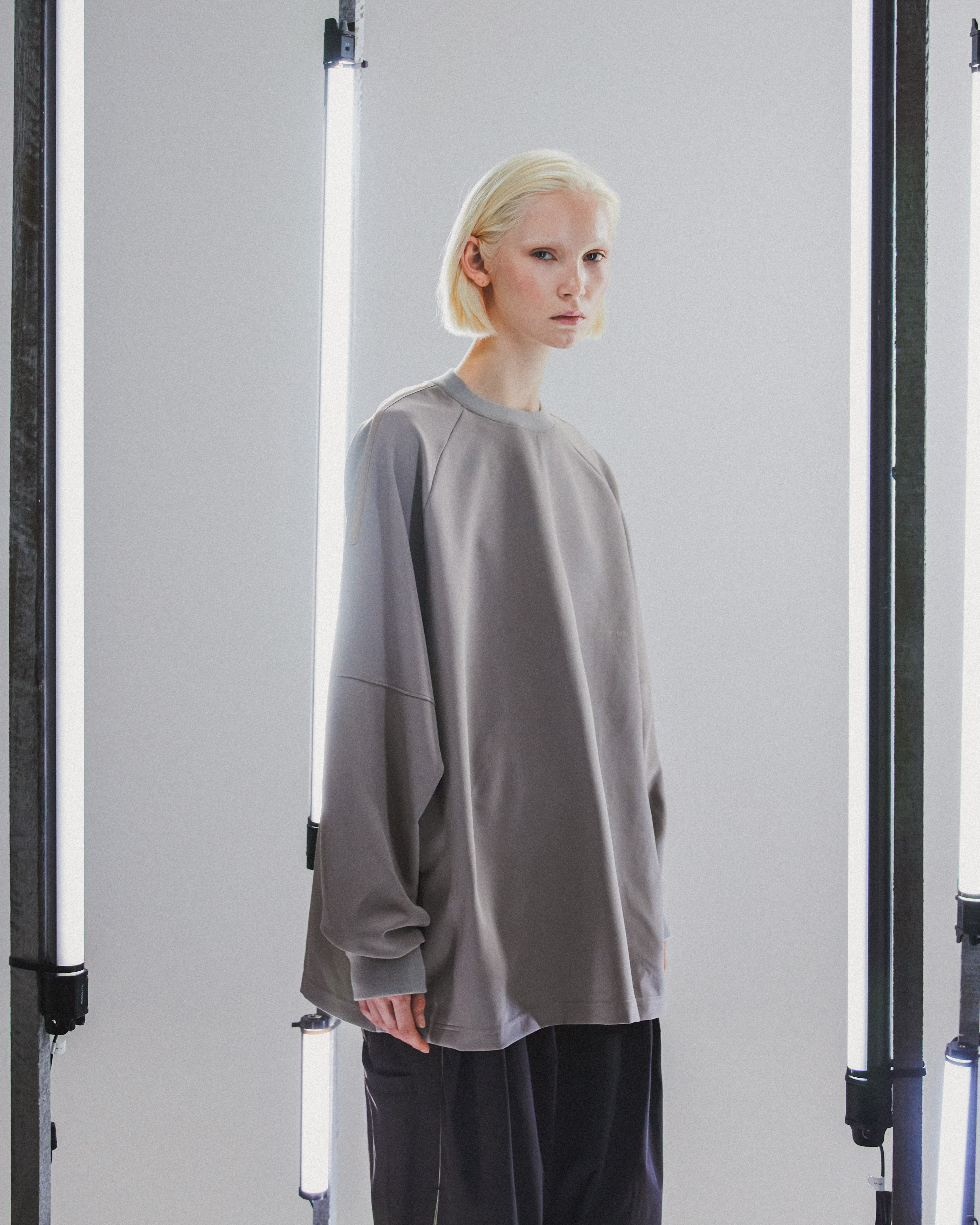 GOOPiMADE “MEquip-L1” Torqued 3D Cable Crewneck - Sand