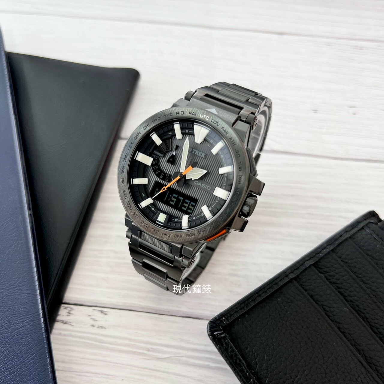 【G-SHOCK】太陽能電波鈦金屬手錶 PRX-8000YT-1D 52.5mm 現代鐘錶