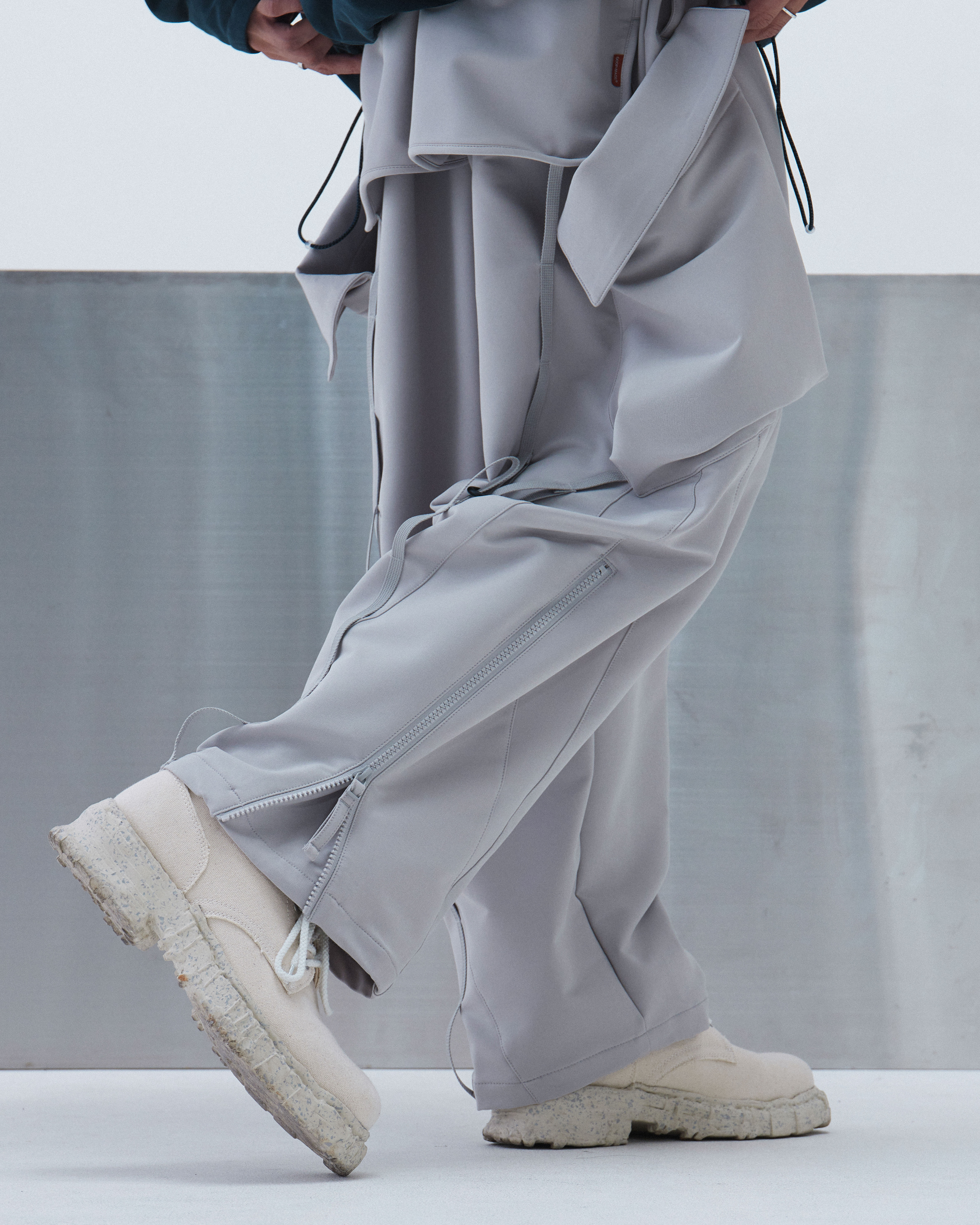 GOOPiMADE Exs-P1 “Exoskeleton” BiG Utility Pants - Bone