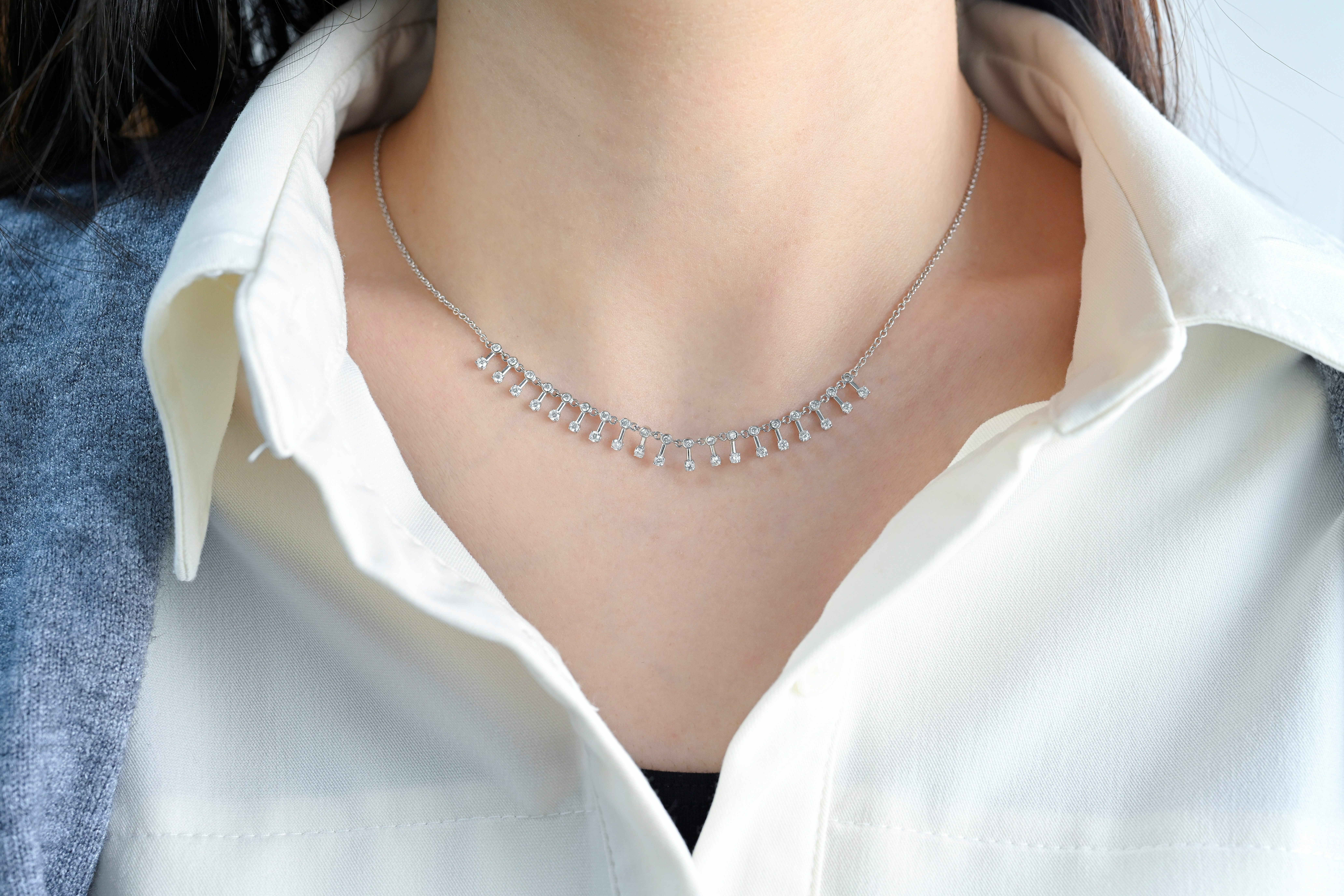 18K Diamond Necklace