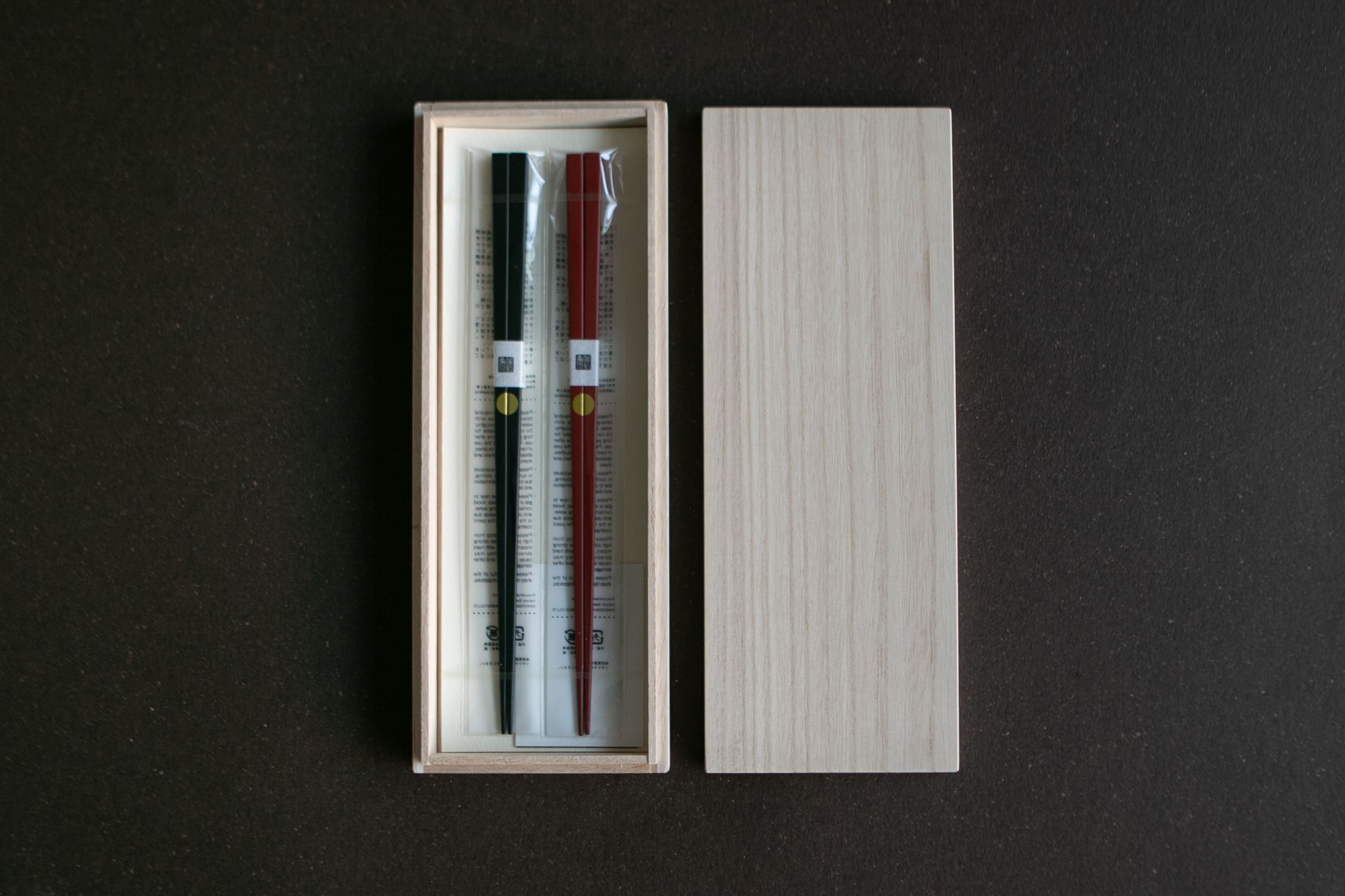 公長齋小菅-圓窗筷禮物組