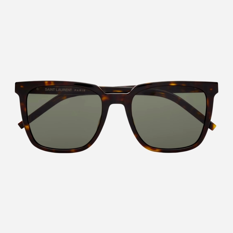 SAINT LAURENT PARIS サングラス SL M146K Saint Laurent Slm146k Havana Female Rectangle Sunglasses
