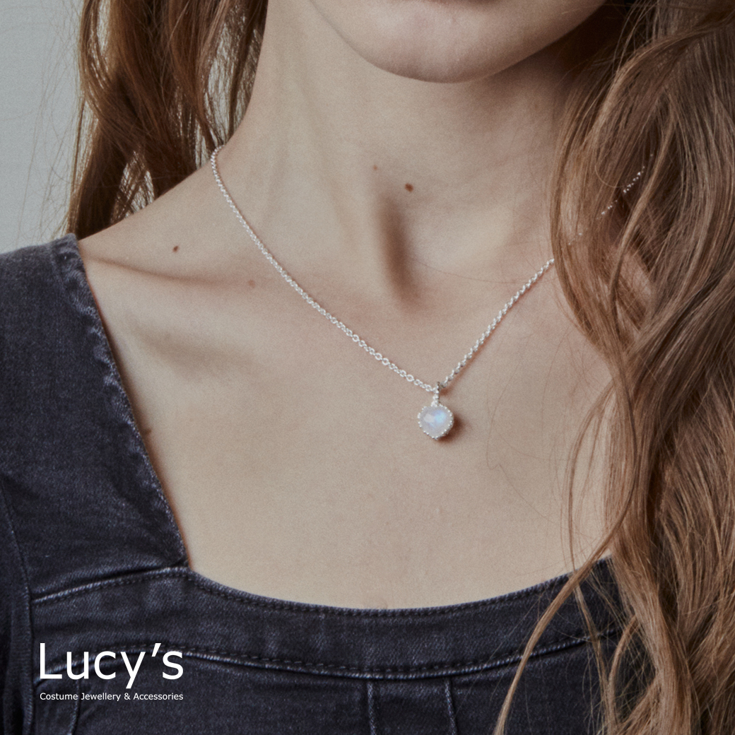 925純銀 月光純愛 項鍊 (94158/42426)