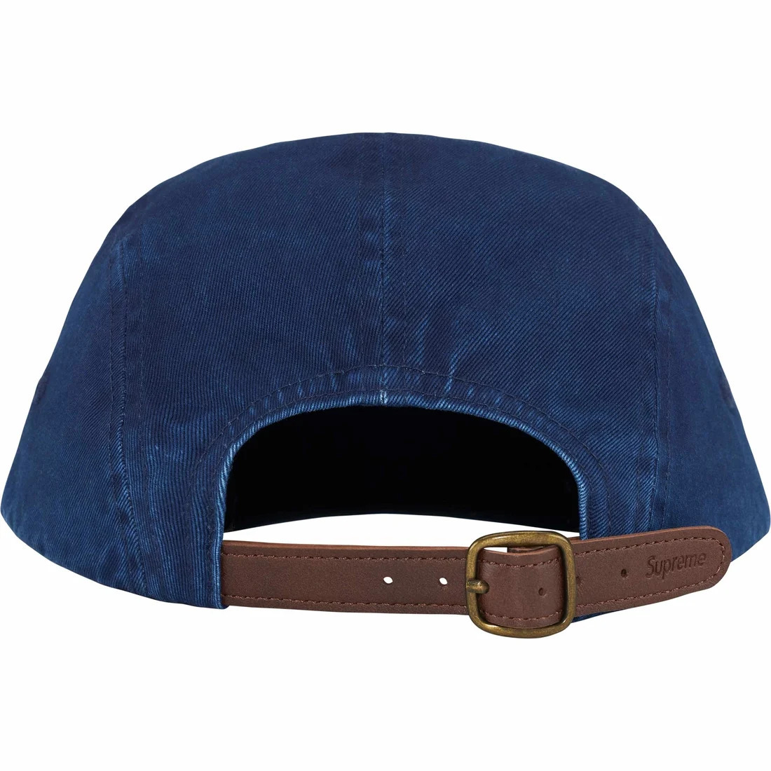 [現貨] Supreme SS25 Washed Chino Twill Camp Cap | Indigo