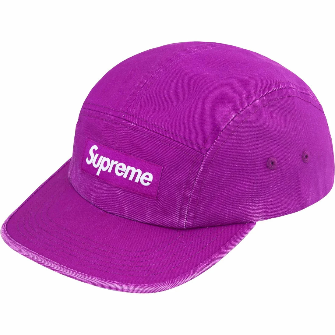 [現貨] Supreme SS25 Washed Chino Twill Camp Cap | Purple