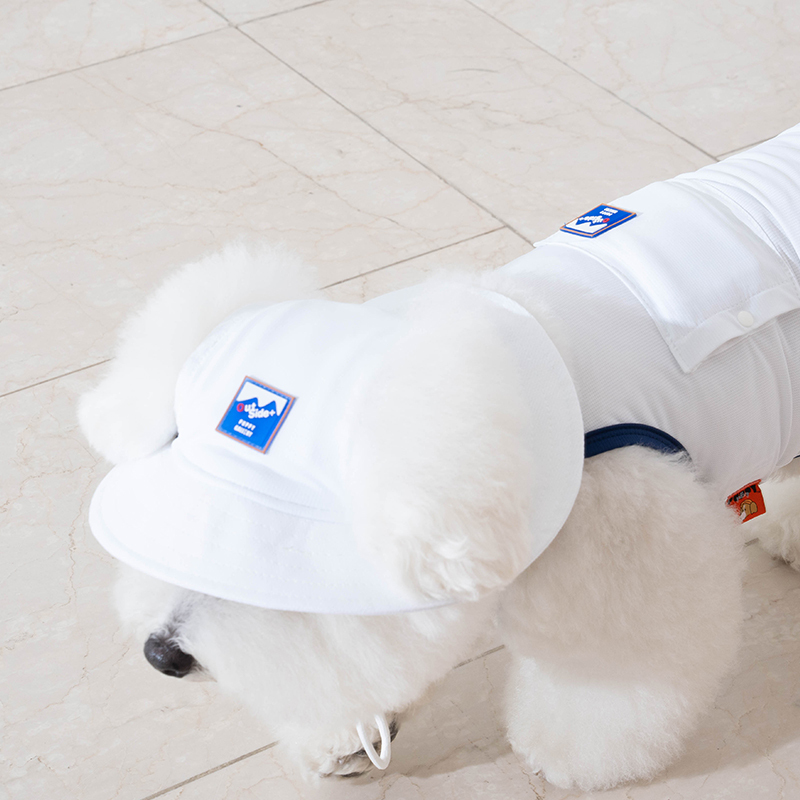 puppygallery｜ 外出涼感漁夫帽  藍白