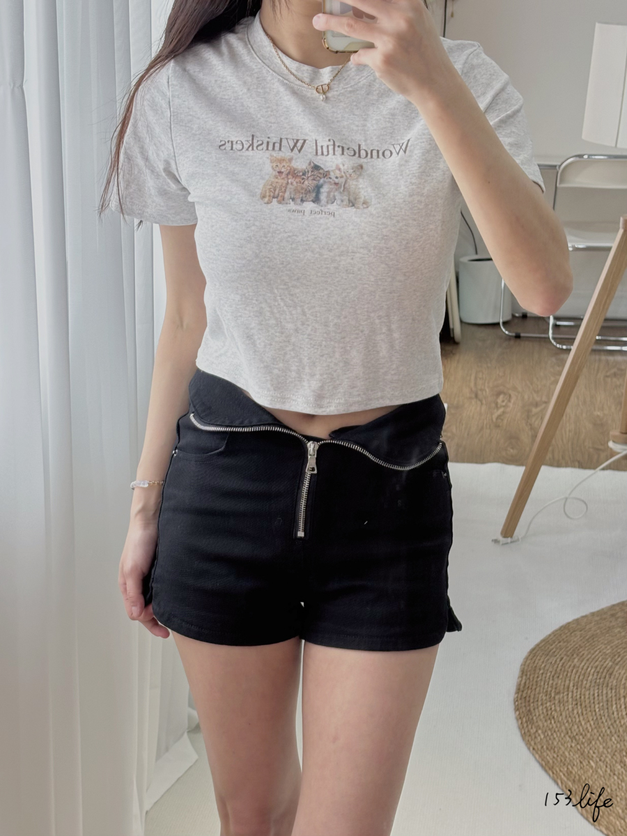 |現貨|小貓好朋友短版T(3色)