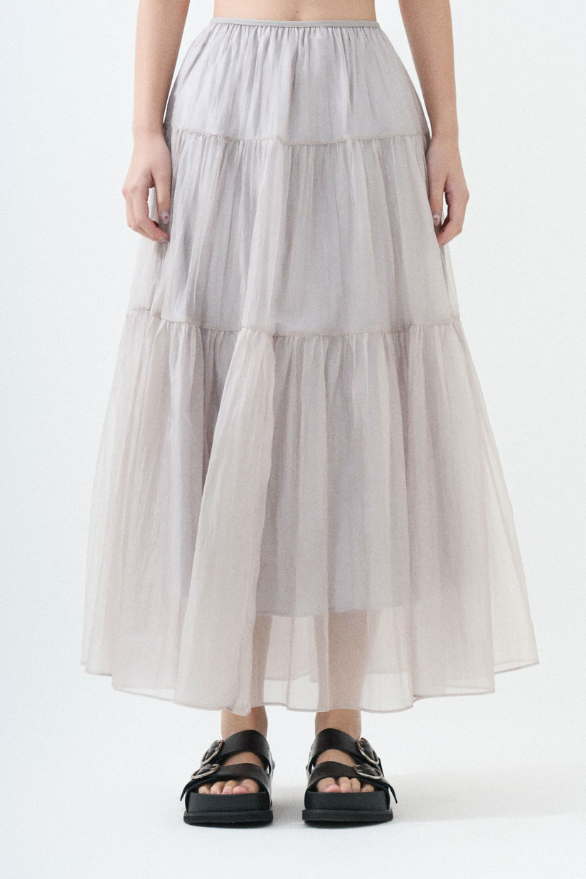 透薄縐雪紡紗裙（現貨款式）