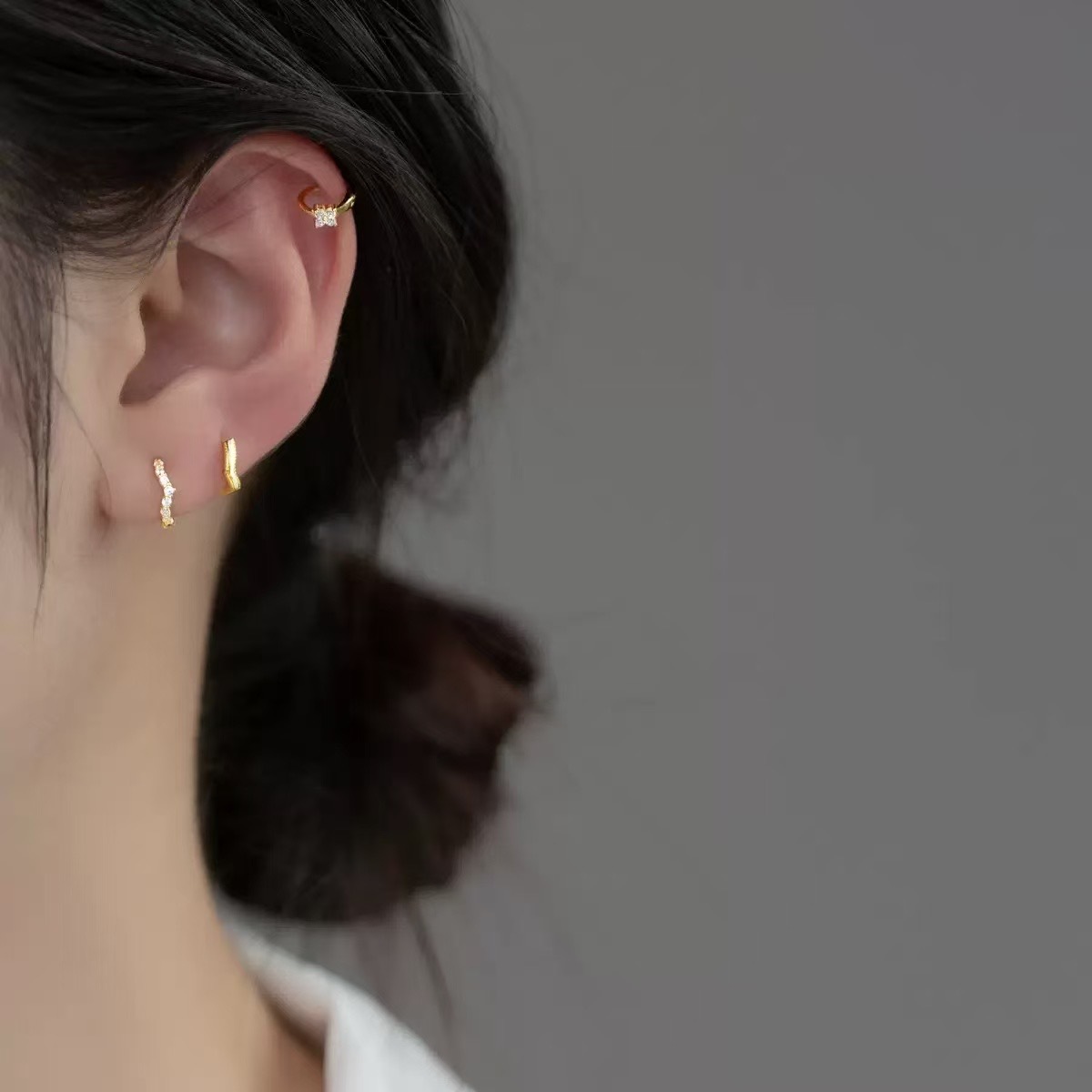 H24壓紋魚尾純銀易扣