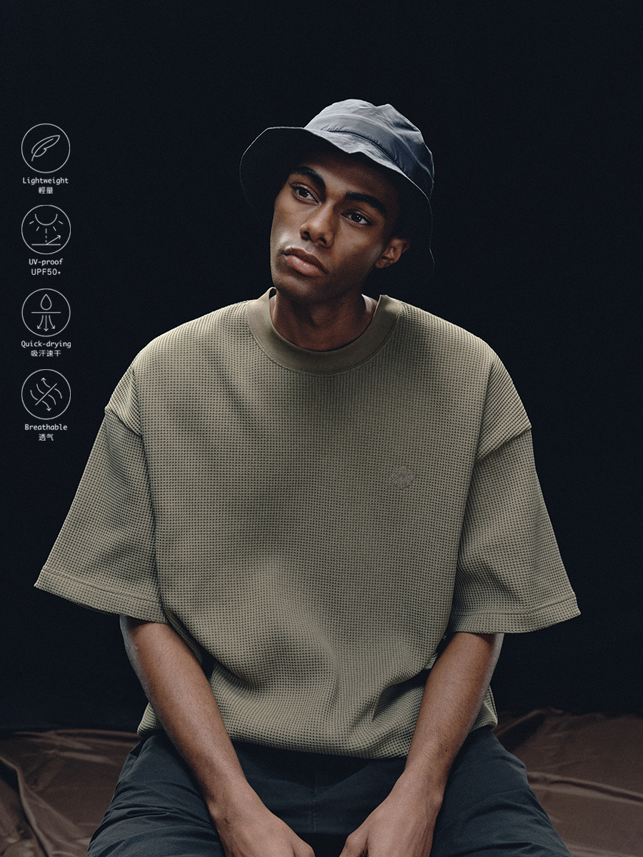 Shadow by Unbent 支線 華夫格短袖