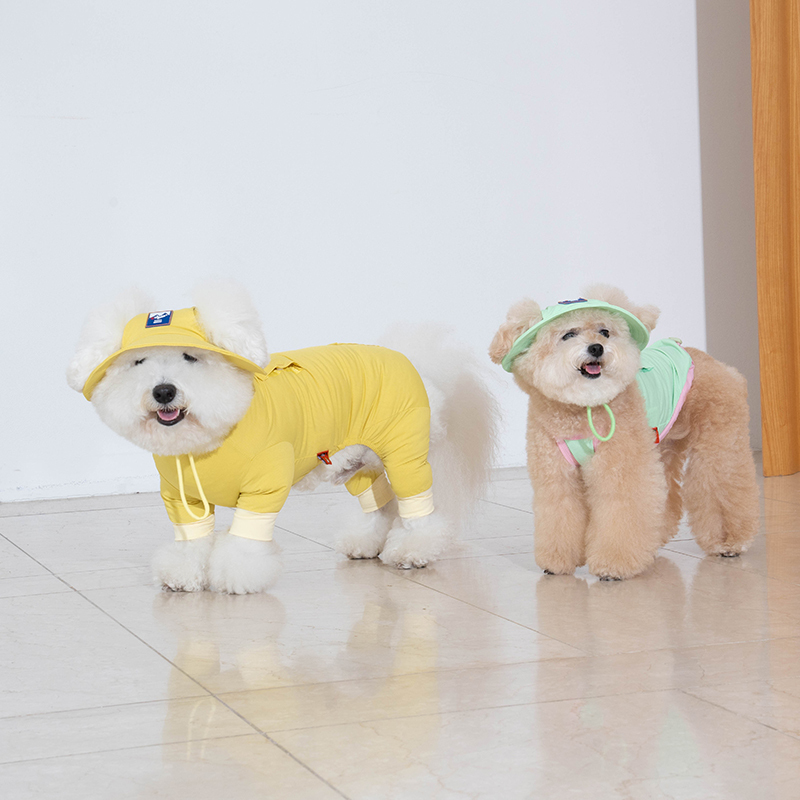 puppygallery｜ 外出涼感漁夫帽  檸檬黃