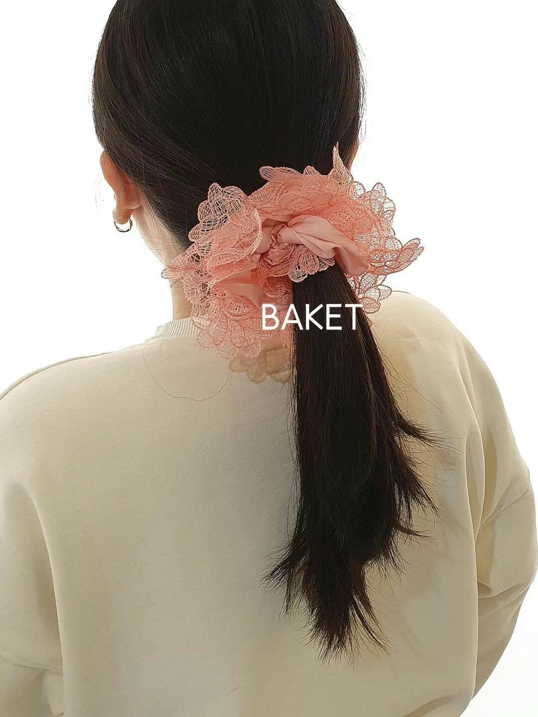 蕾絲花瓣髮束