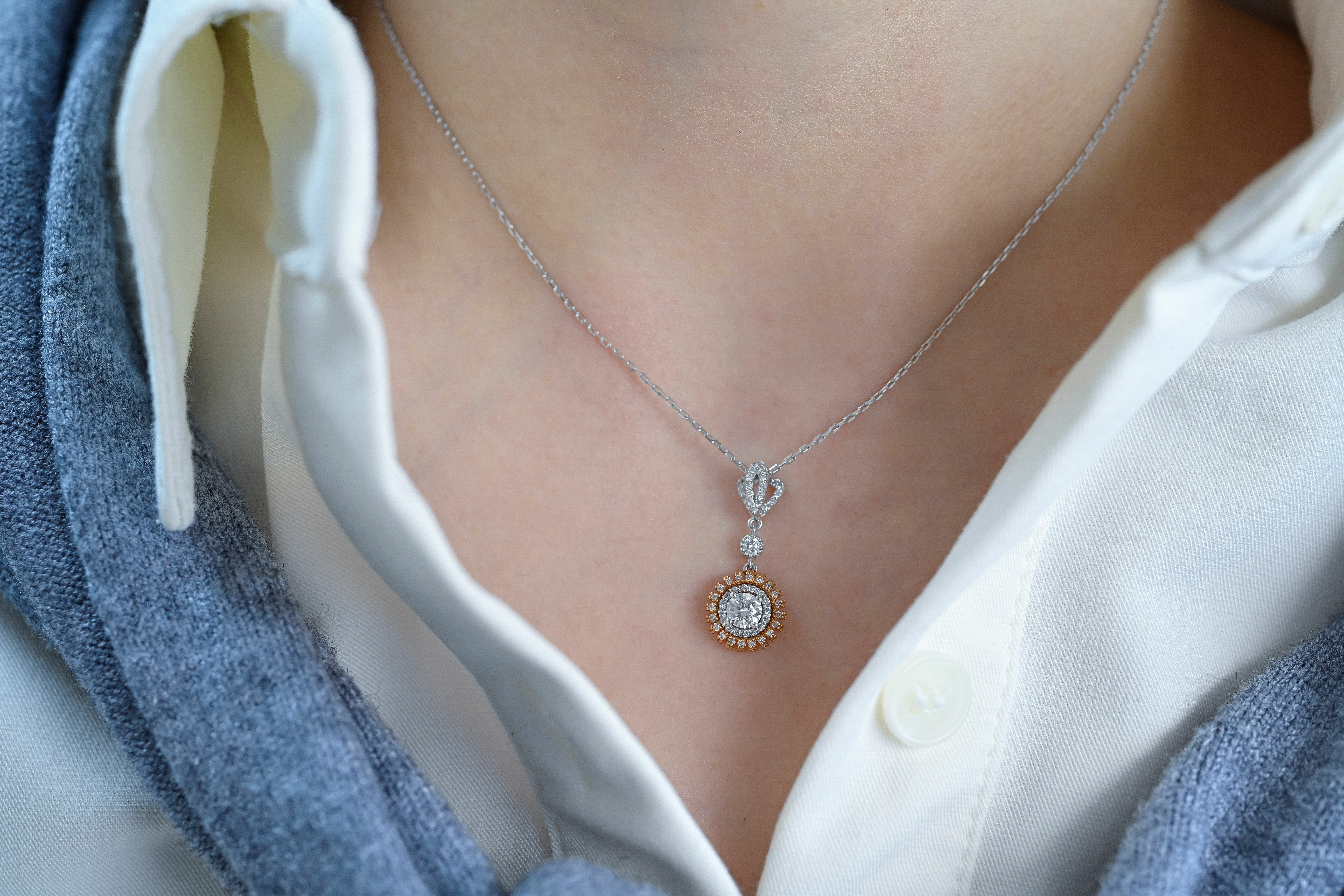 18K Diamond Necklace