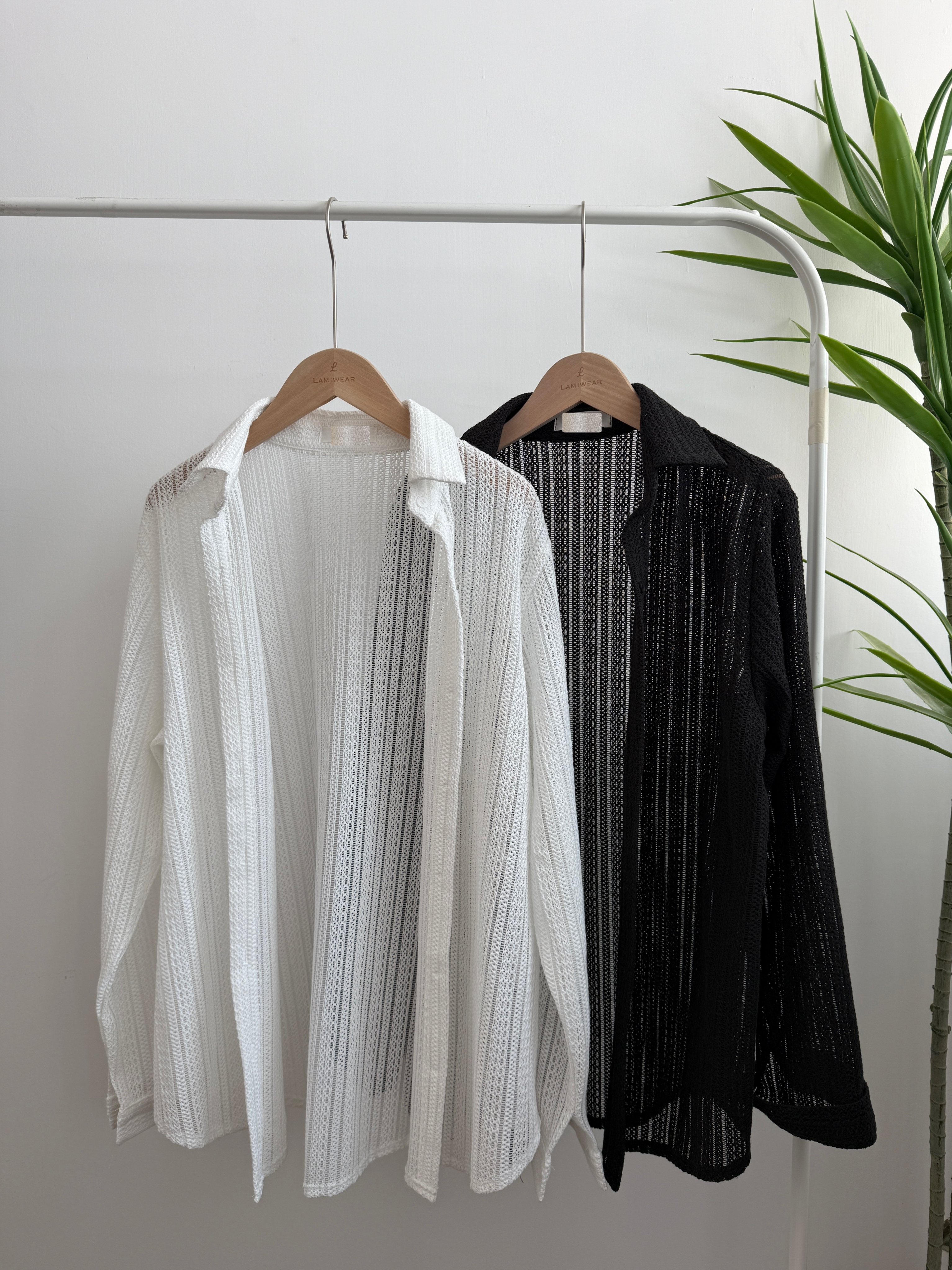 2026 春季款 通花織紋兩色外套