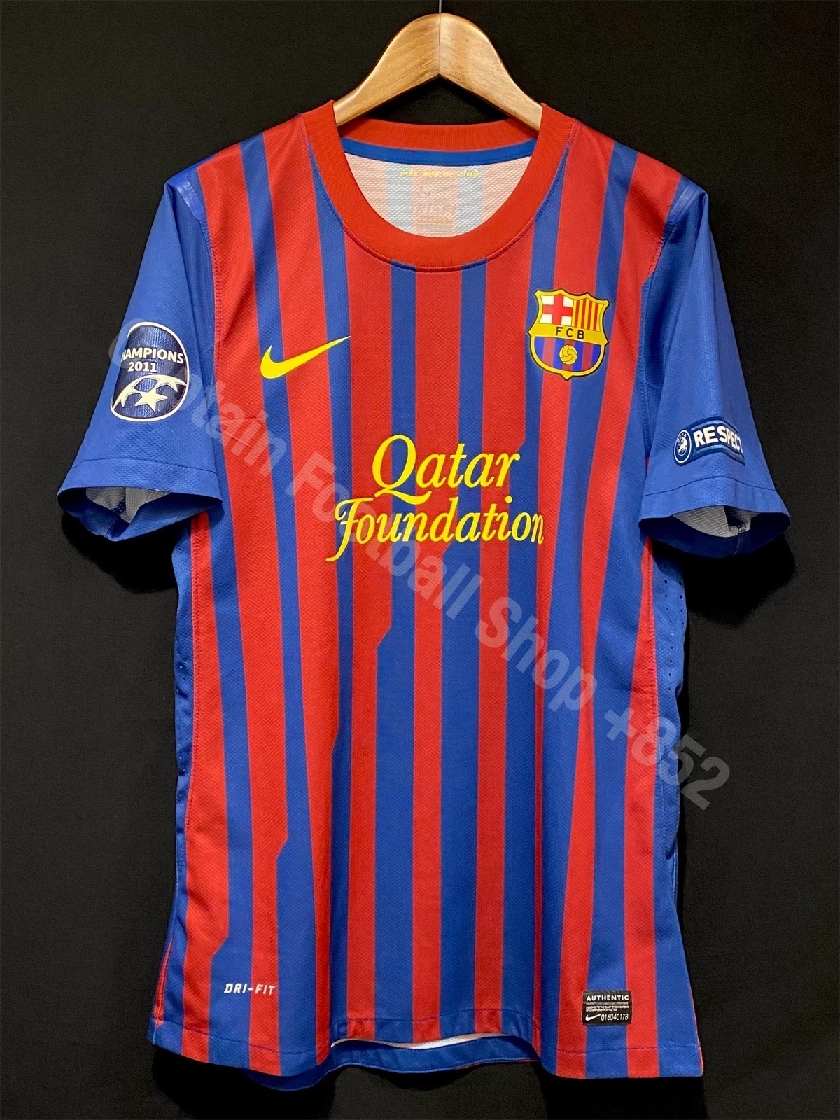 (更衣室版) 巴塞隆拿 2011-2012 Nike 主場更衣室球員版球衣 #7 DAVID VILLA