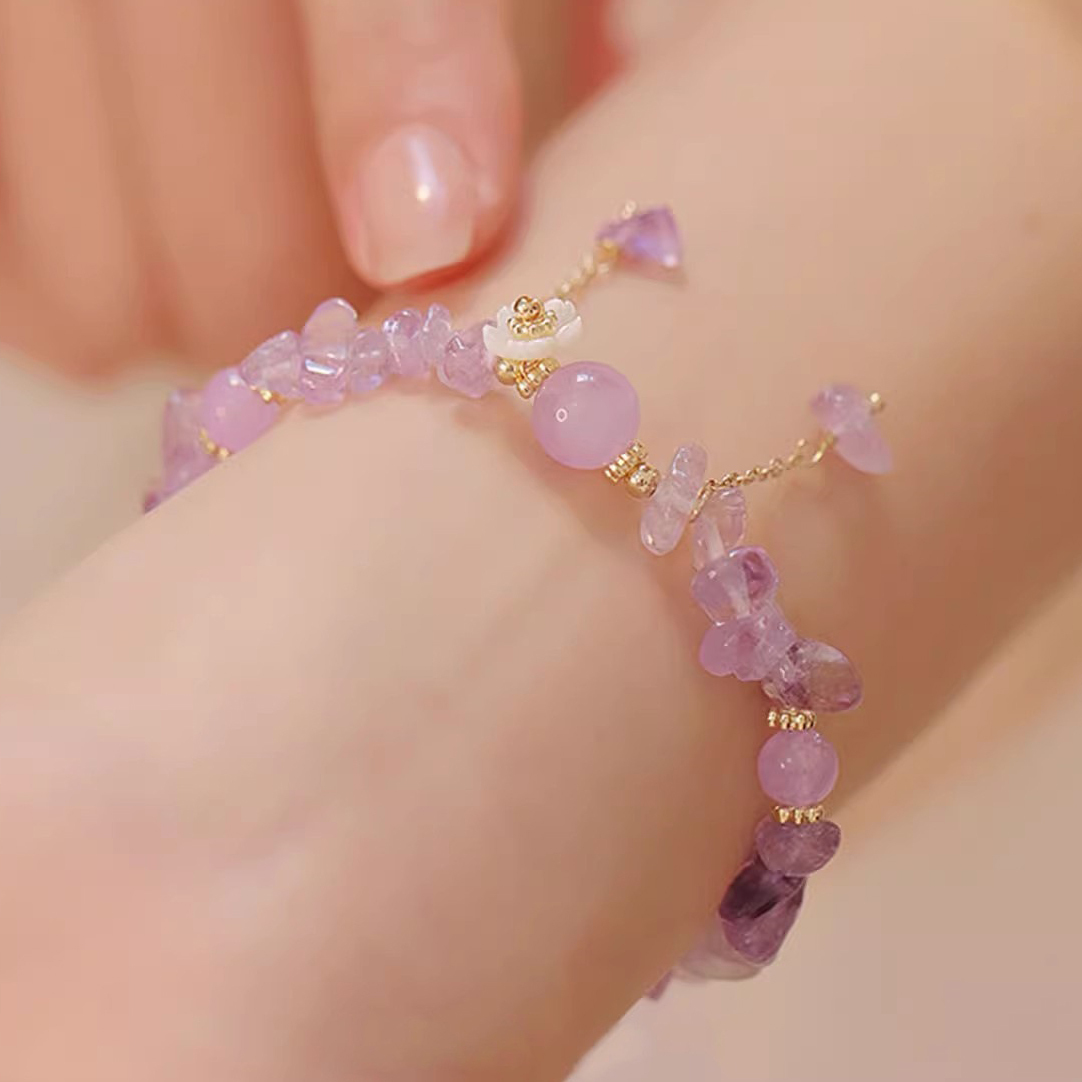 【紫語輕漾】能量提升智慧紫水晶手鍊