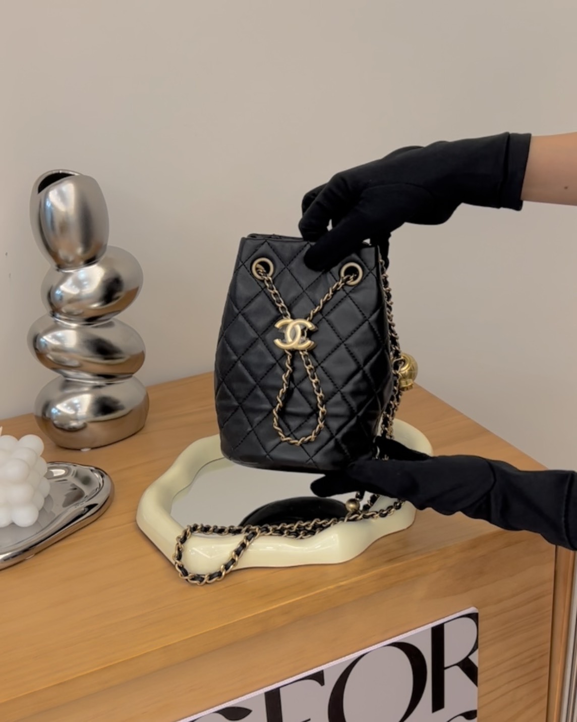 CHANEL｜金球水桶 黑色